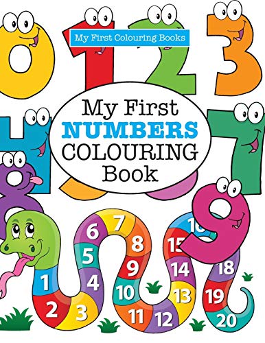 My First NUMBERS Colouring Book ( Crazy Colouring For Kids) von Kyle Craig Publishing